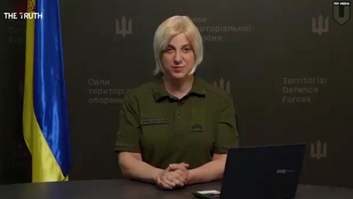 Transgender mluvčí ukrajinské teritoriální obrany to přepískla a byla suspendována
